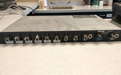 Shure SCM800 – 8 Channel Microphone Mixer